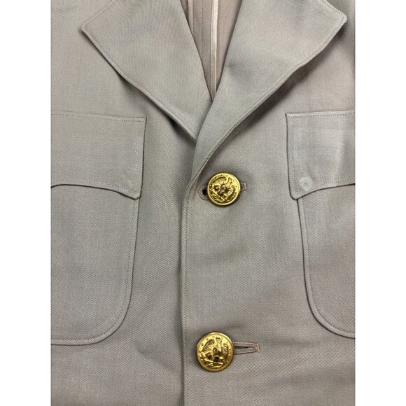 Vintage United States Naval Academy Dress Uniform Jacket Men's 40 Brown - Picture 2 of 11